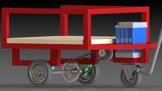 载重80公斤的电动小车缩略图